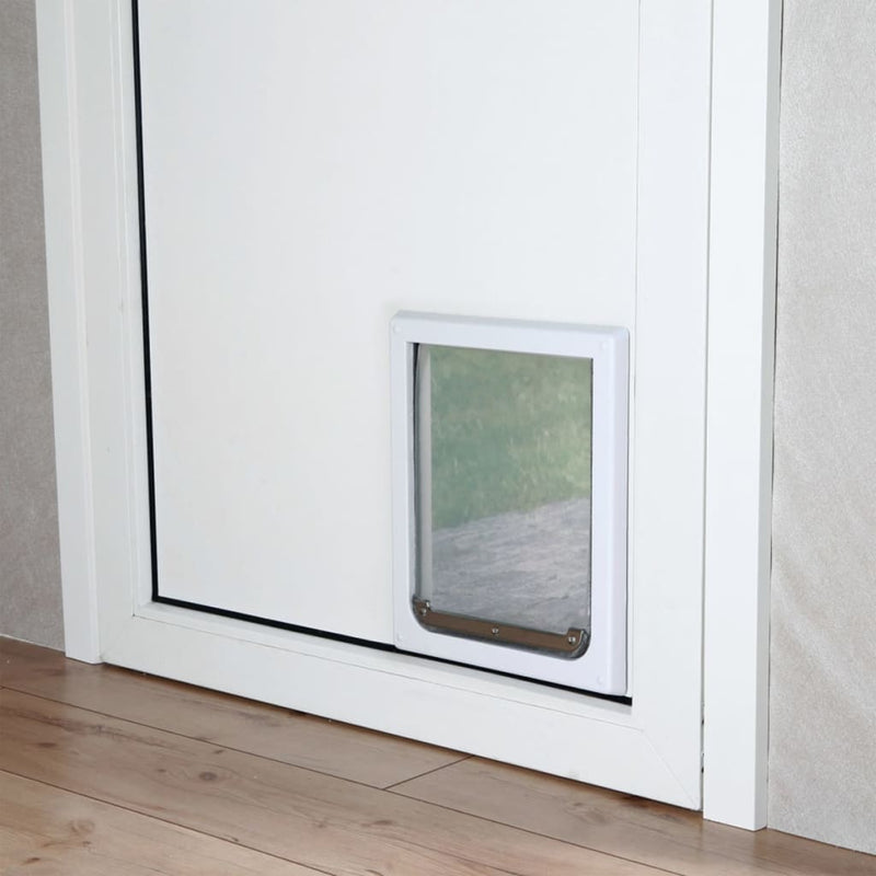 TRIXIE 2 Way Dog Flap Size S-M 30x36 cm White 3878