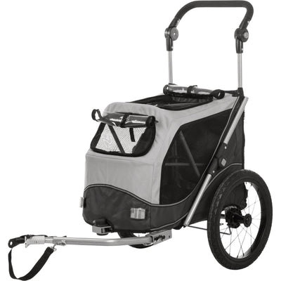 TRIXIE Dog Bicycle Trailer S Grey