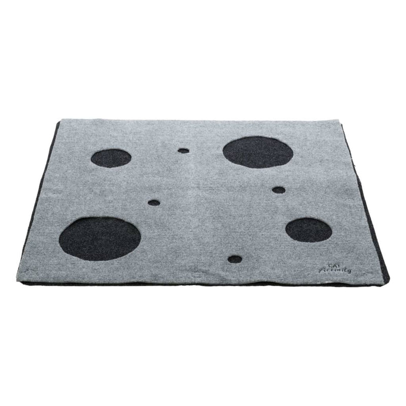 TRIXIE Cat Activity Play Mat Adventure Carpet Grey