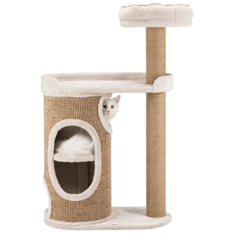 TRIXIE Cat Scratching Post Falco Light grey and Brown