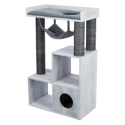 TRIXIE Cat Scratching Post with Shelf Function 72x38x110 cm Grey