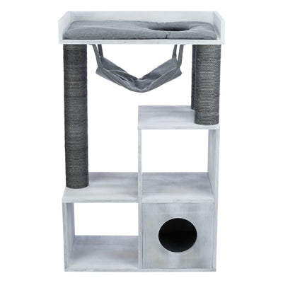 TRIXIE Cat Scratching Post with Shelf Function 72x38x110 cm Grey