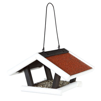 TRIXIE Hanging Bird Feeder Natura 30x18x28 cm Black and White 55804