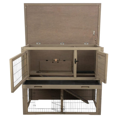 TRIXIE Outdoor Hutch for Small Animal 116x97x63 cm Grey-Green