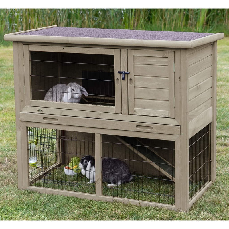 TRIXIE Outdoor Hutch for Small Animal 116x97x63 cm Grey-Green