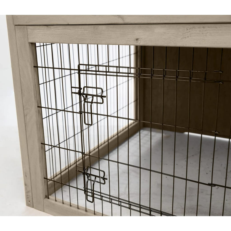 TRIXIE Outdoor Hutch for Small Animal 116x97x63 cm Grey-Green