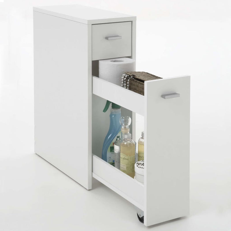 FMD Drawer Cabinet with 2 Drawers 20x45x61 cm White