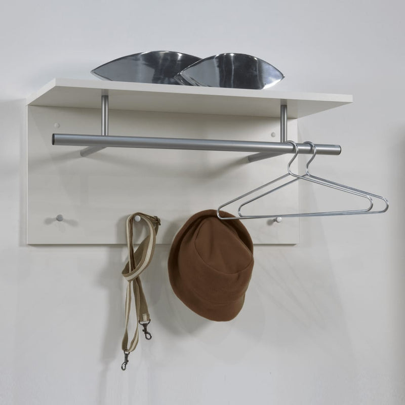 FMD Wall-mounted Coat Rack 72x29.3x34.5 cm White