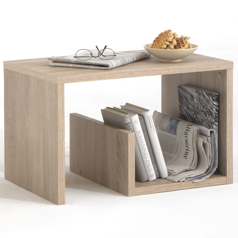 FMD Coffee Table 2-in-1 59x36x38 cm Oak