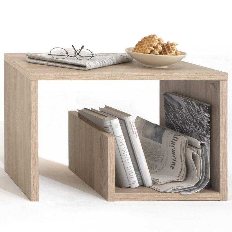 FMD Coffee Table 2-in-1 59x36x38 cm Oak