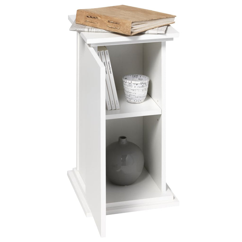 FMD Accent Table with Door 57.4cm White