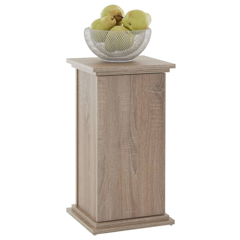 FMD Accent Table with Door 57.4cm Oak Tree