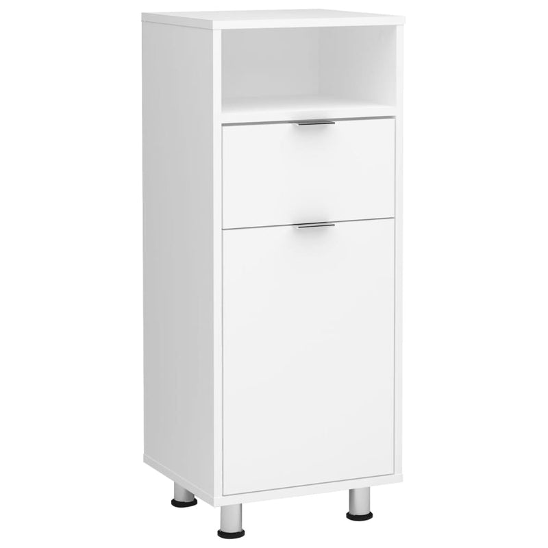 FMD Bathroom Cabinet 36.7x32.9x90.4 cm White