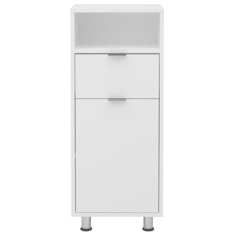 FMD Bathroom Cabinet 36.7x32.9x90.4 cm White