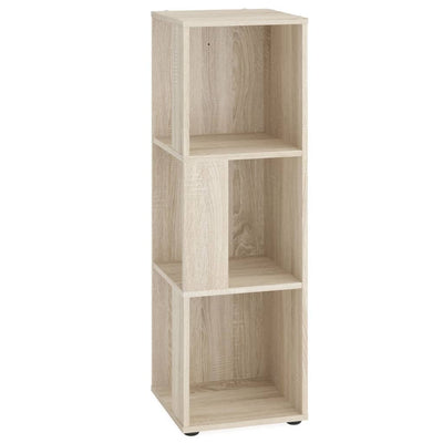 FMD Corner Shelf with 6 Side Compartments Sonoma Oak