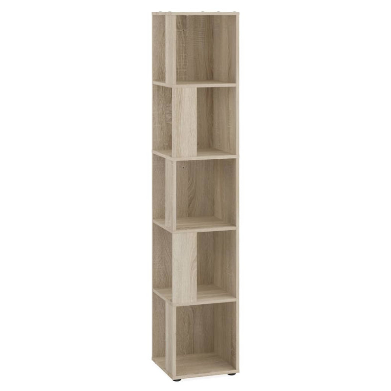 FMD Corner Shelf with 10 Side Compartments Sonoma Oak