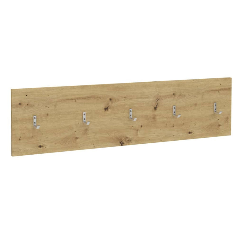 FMD Wall-mounted Coat Rack 108.9x1.5x28.1 cm Artisan Oak