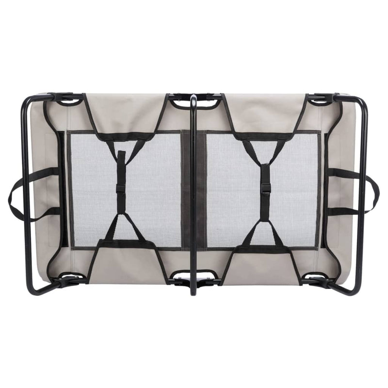 TRIXIE Dog Lounger 99x19x60 cm Grey and Black