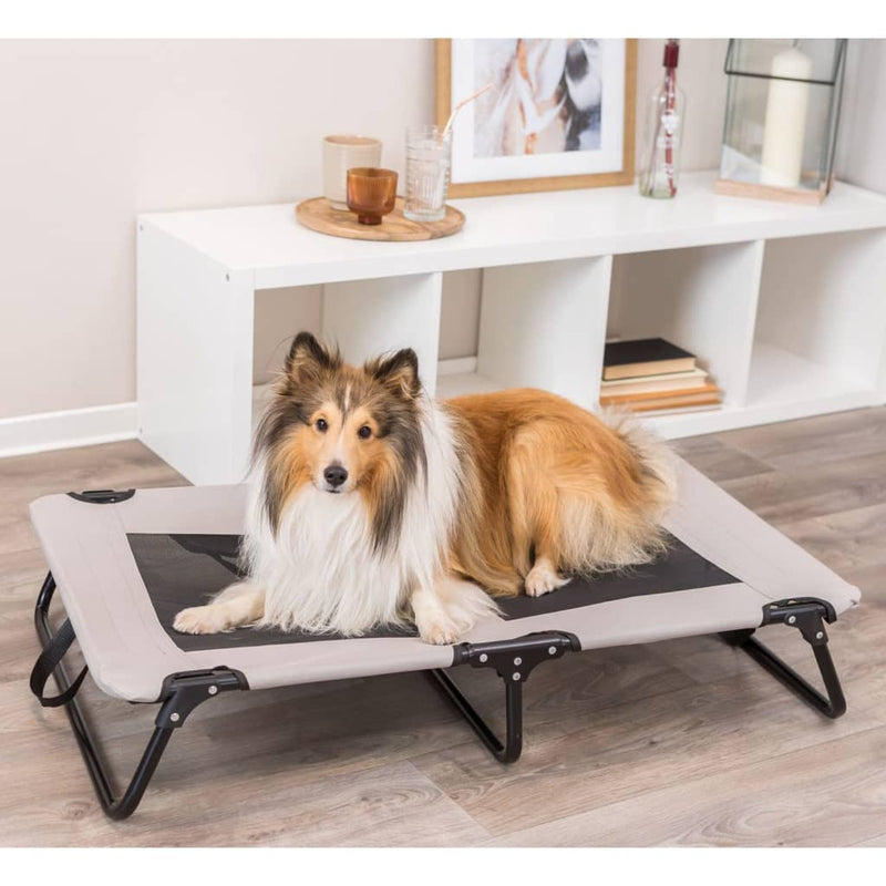 TRIXIE Dog Lounger 99x19x60 cm Grey and Black