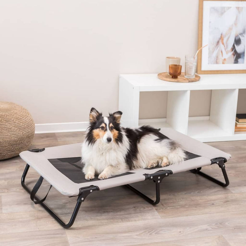 TRIXIE Dog Lounger 99x19x60 cm Grey and Black