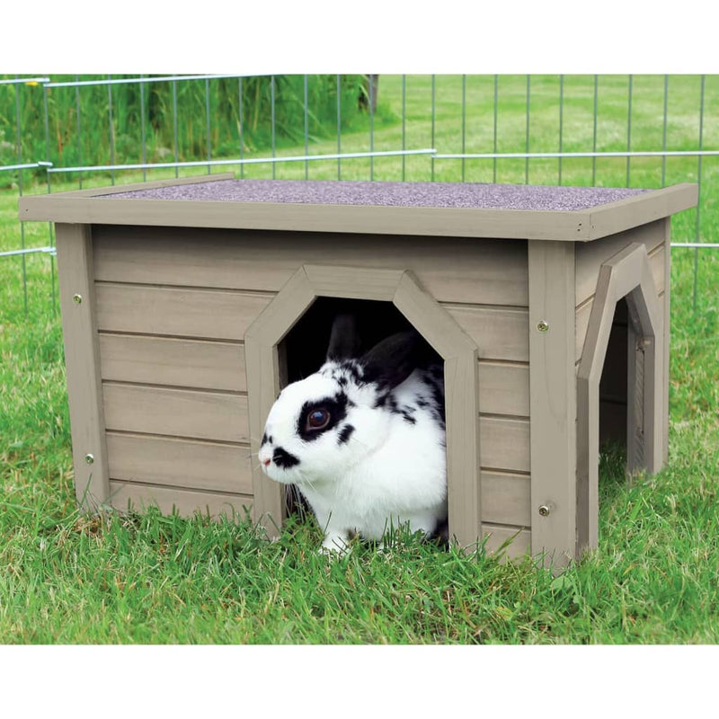 TRIXIE Outdoor House for Small Animal 50x30x37 cm Grey-Green