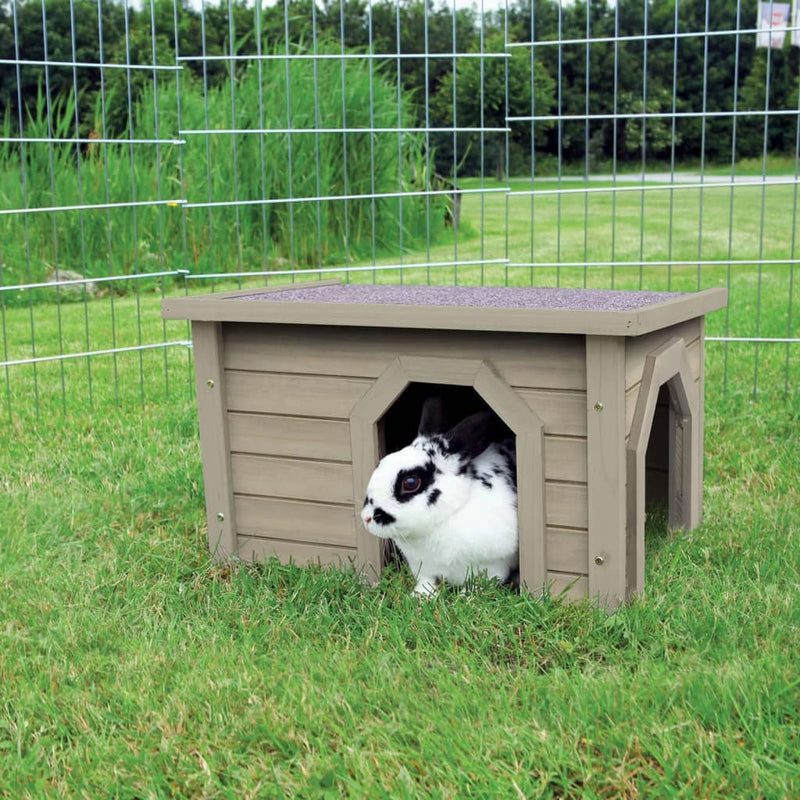 TRIXIE Outdoor House for Small Animal 50x30x37 cm Grey-Green