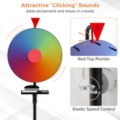 40 cm Prize Wheel with Folding Tripod Floor Stand