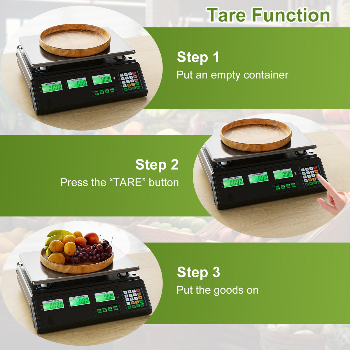 40kg Price Computing Scale with Counting Function