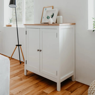 Finori Chest Bergen 1 White and Artisan Oak