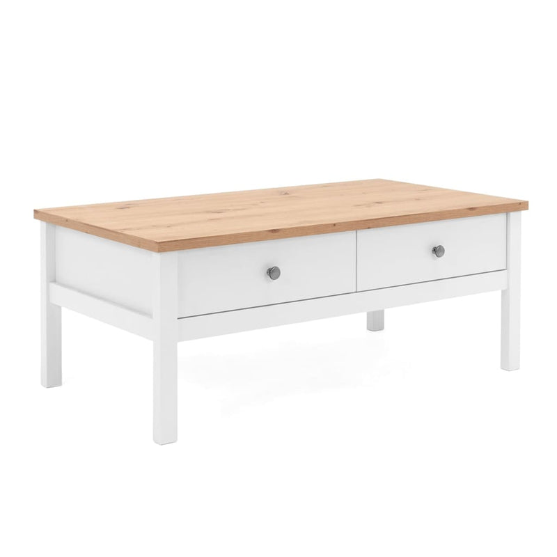 Finori Coffee Table Bergen 56A White and Artisan Oak