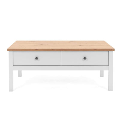 Finori Coffee Table Bergen 56A White and Artisan Oak