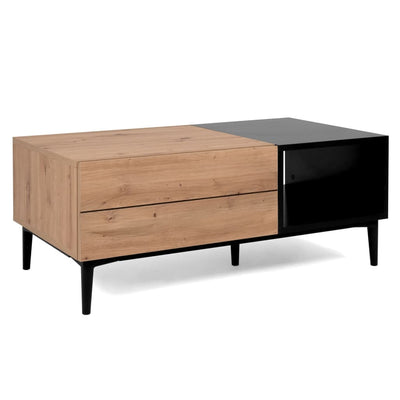 Finori Coffee Table Nola 55A Artisan Oak and Black