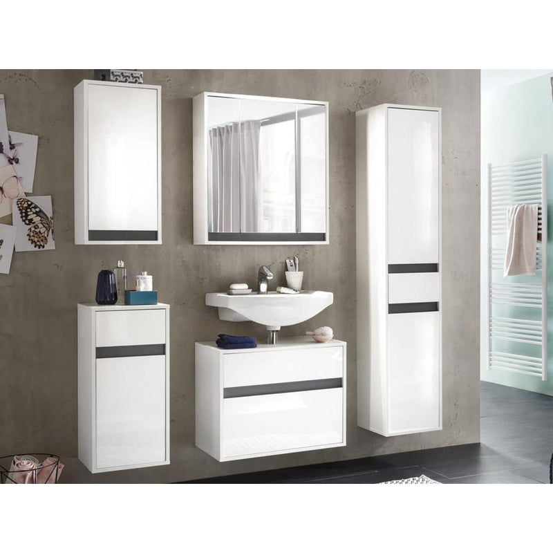 Trendteam Colour Storage Wall Cabinet Sol White