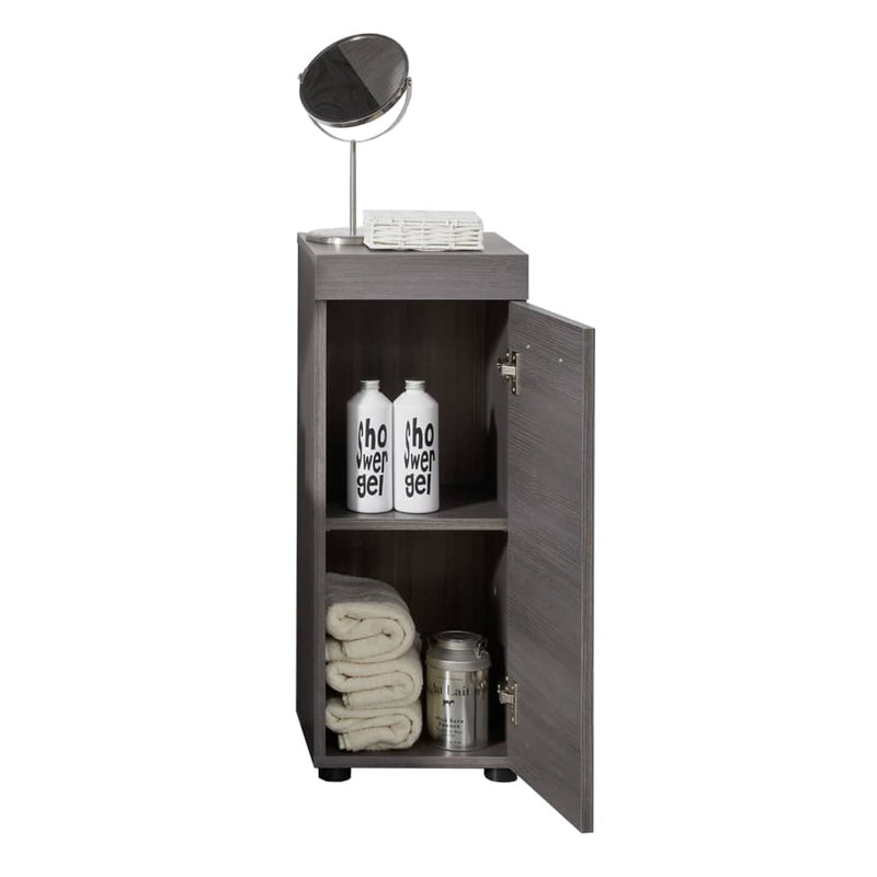 Trendteam Storage Floor Cabinet Runner Smokey Silver