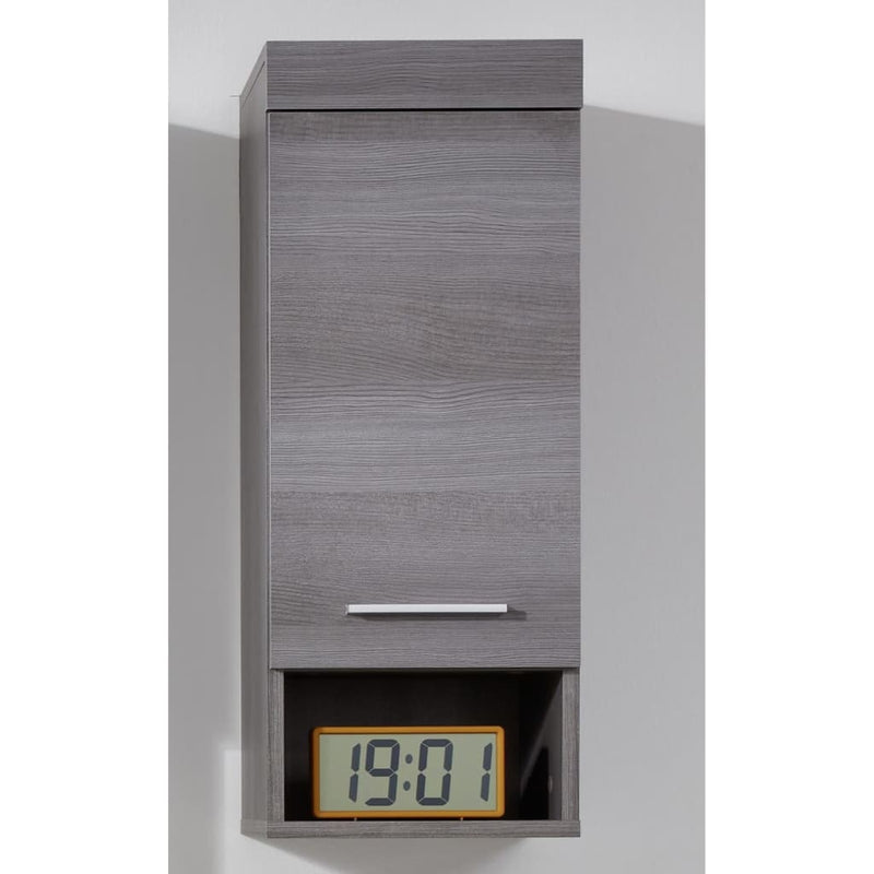 Trendteam Storage Wall Cabinet Runner Smokey Silver