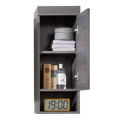 Trendteam Storage Wall Cabinet Runner Smokey Silver