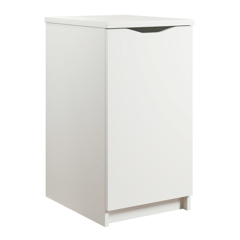 Trendteam Desk Filing Cabinet Basix White