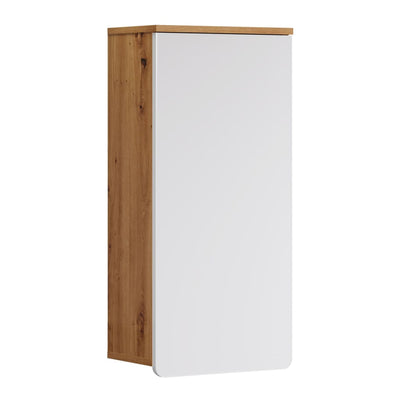 Trendteam Storage Wall Cabinet Ciara White and Artisan Oak