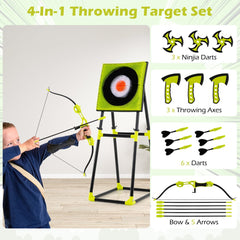 4 in 1 Throwing Target Set Kids Throwing Game for Birthday Gifts