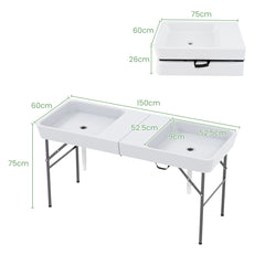 4 Pack Metal Folding Chairs with Plastic Seat and Back-White