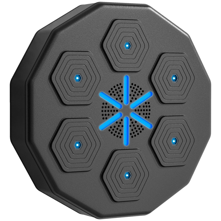 SPORTNOW Music Boxing Machine with Bluetooth Connection and LED Light Smart, Wall Mounted for Punching Beat Boxing Training