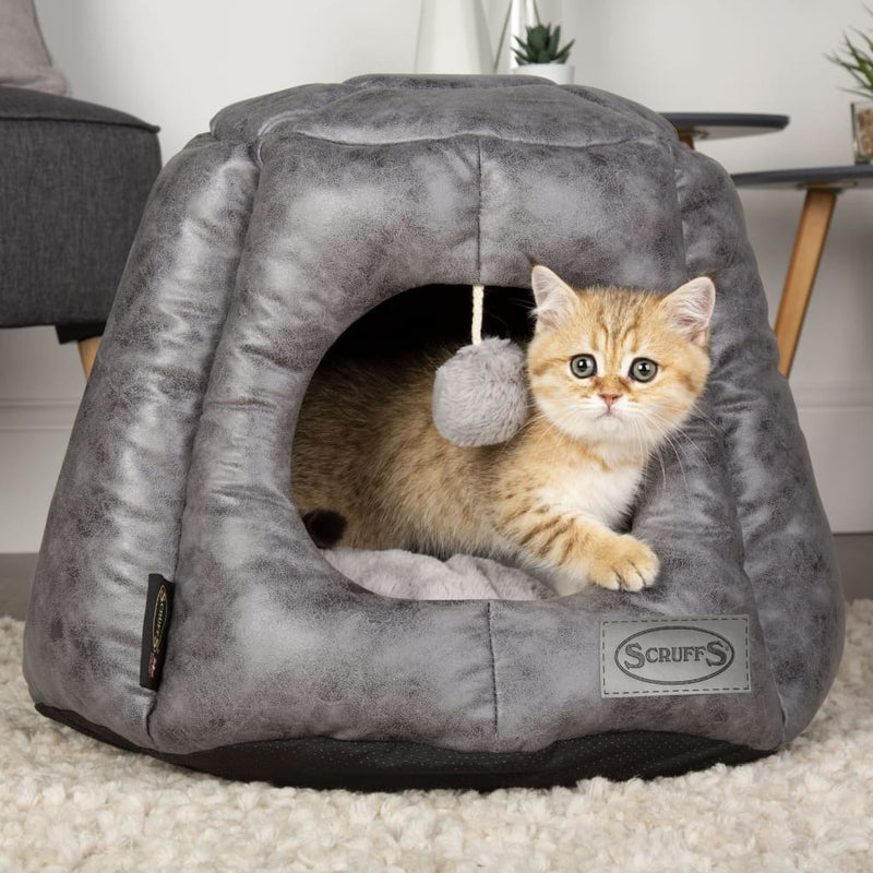 Scruffs & Tramps Cat Bed Knightsbridge 48x38 cm Grey