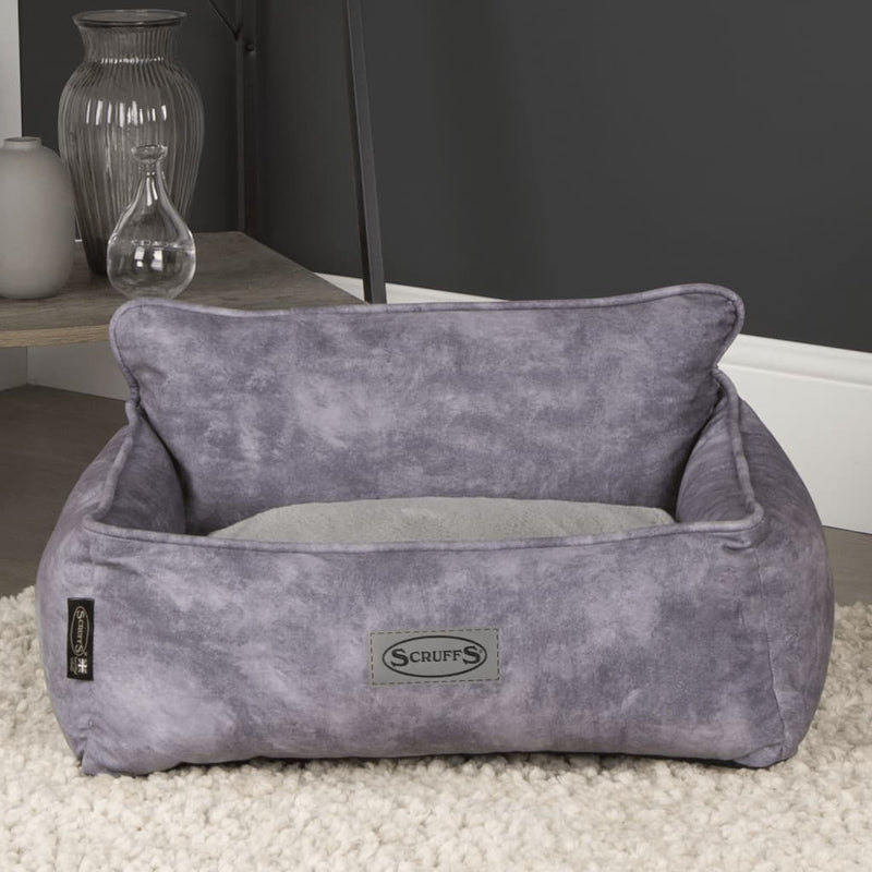 Scruffs & Tramps Dog Bed Kensington Size L 90x70 cm Grey