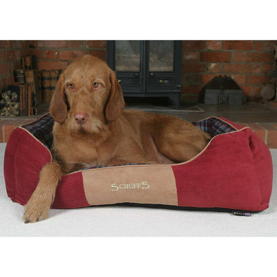 Scruffs Box Bed Highland Red XL