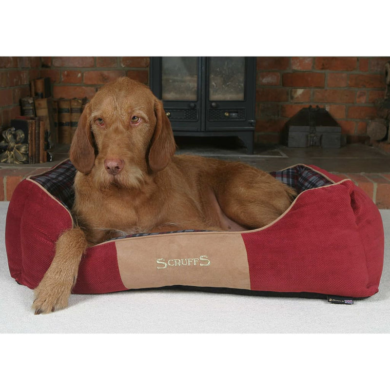 Scruffs Box Bed Highland Red XL