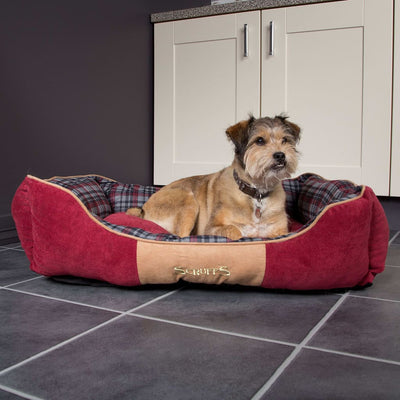 Scruffs Box Bed Highland Red XL