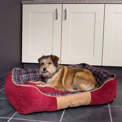 Scruffs Box Bed Highland Red XL