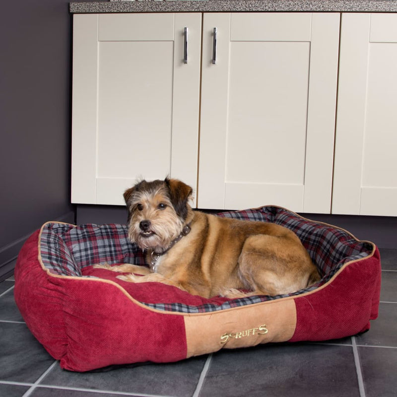 Scruffs Box Bed Highland Red XL