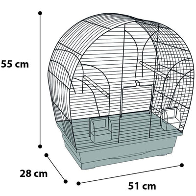 FLAMINGO Bird Cage Saga Copper 51x28x55 cm