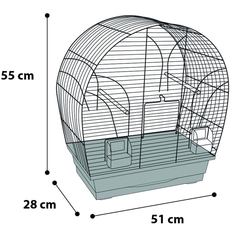 FLAMINGO Bird Cage Saga Copper 51x28x55 cm